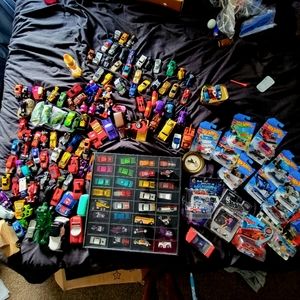 Lots and lots of hot Wheels!